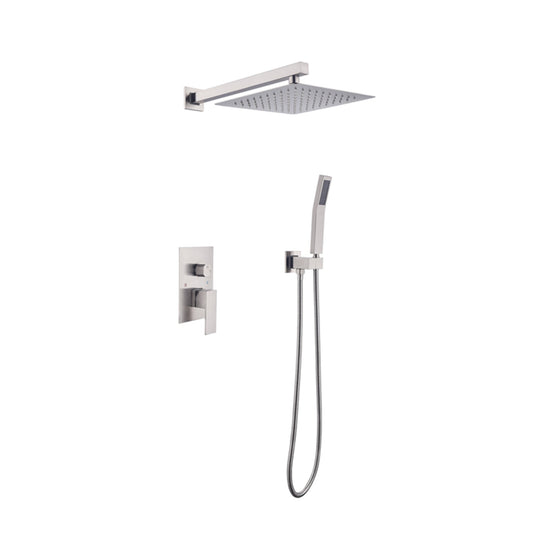 10 Inch Bathroom Luxury Rain Shower Hybrid Shower Head Inkedjoy