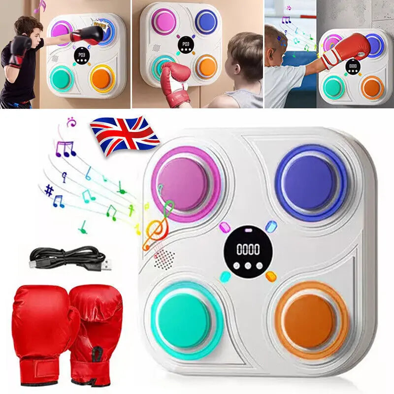 Smart Punching Boxing Electronic Music Machine Home Training Bluetooth With LED. My Store