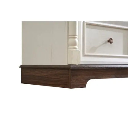 Farmhouse Style 6 Drawer Dresser Chest With Base Wooden Rustic Chest Of Drawers, Storage Dresser Organizer For Bedroom, Living Room, Beautiful Sturdy And Durable My Store