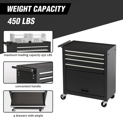 4 DRAWERS TOOL CABINET Inkedjoy