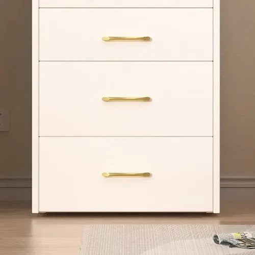 3 In 1 Vanity Desk With Open Top Mirror With Visible Glass Desktop And 3 Drawers My Store