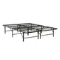 Metal Mattress Foundation Bed Frame, Queen Size Bed Base, Bedroom Furniture, Black My Store