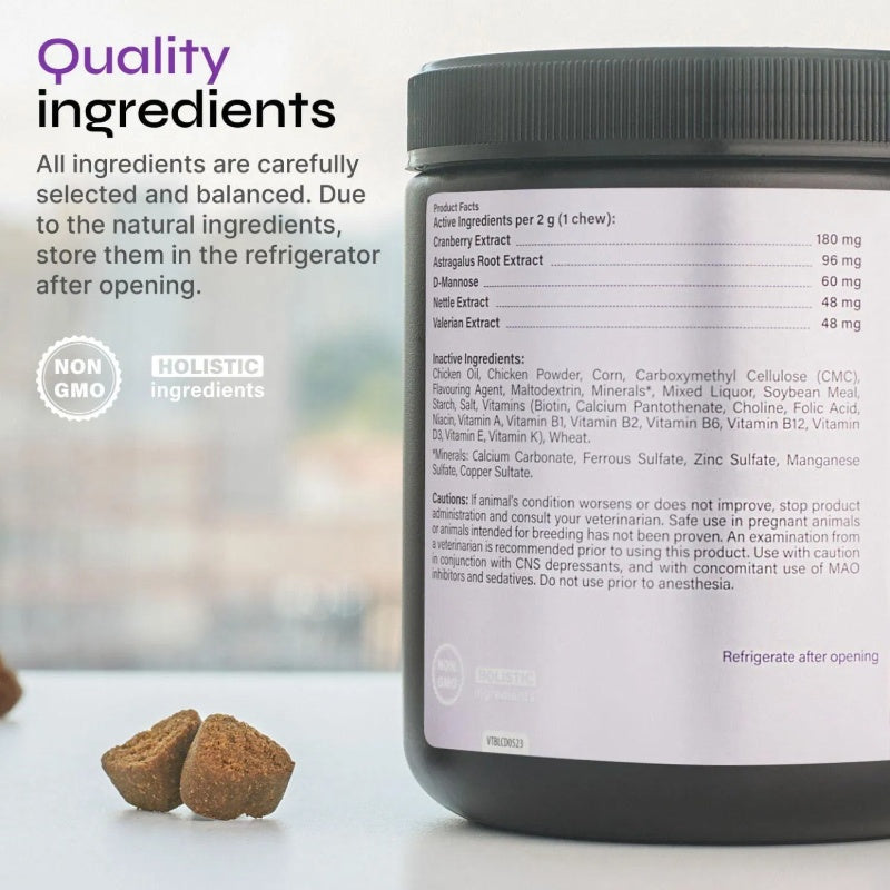 Dog UTI Treatment Duck Flavor Bladder Control Cranberry Chews For Dogs My Store