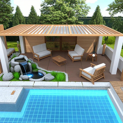 Waterproof, Wear-resistant, DIY Assembly, Garden, Courtyard, Balcony,plastic Flooring Inkedjoy