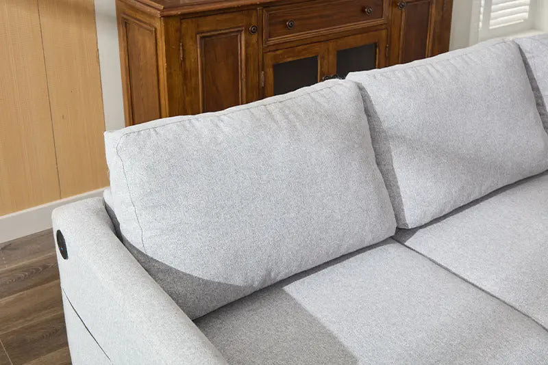 Fabric 3 Seater Couch With 2 USB My Store