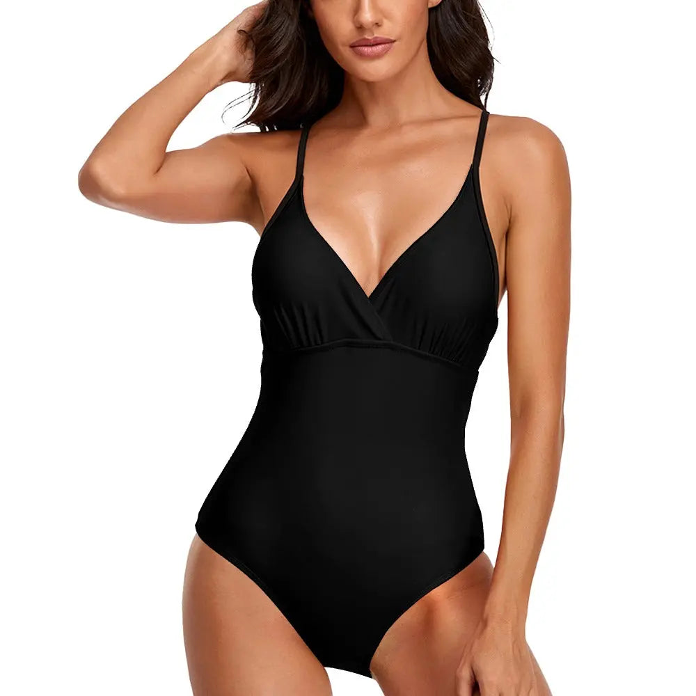 Sexy Female Sling One Piece Swimsuit Inkedjoy