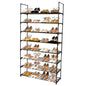 13 Tubes One Out Four Styles 8-layer Shoe Rack Black Inkedjoy