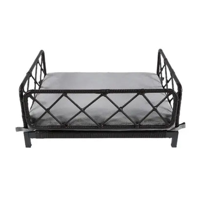 Wicker Rattan Dog Sofa Bed Outdoor Indoor Water Resistant My Store