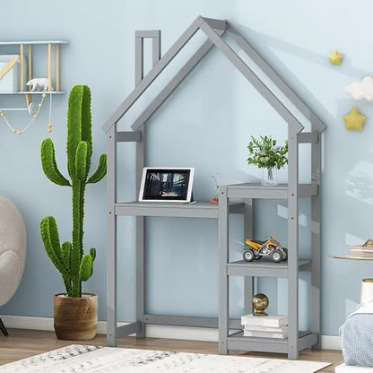 Wooden Writing Desk In The Shape Of A House My Store