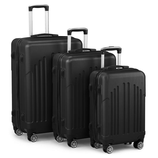 Three In One ABS PC Suitcase 20in 24in 28in Suitcase Inkedjoy