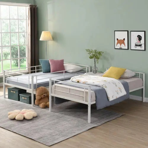 METAL BUNK BED WHITE My Store