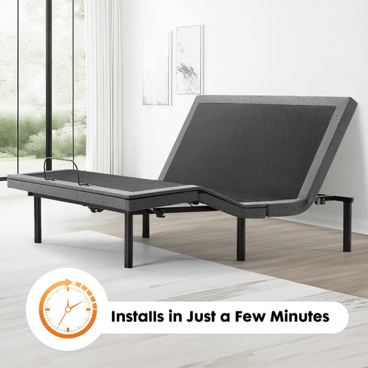 Electric Bed Fully Functional Bed Frame With Wireless Remote Control My Store