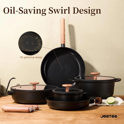 Ceramic Cookware Sets 15 Pcs Non Stick My Store