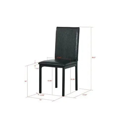 4-piece Metal Frame Dining Chair My Store
