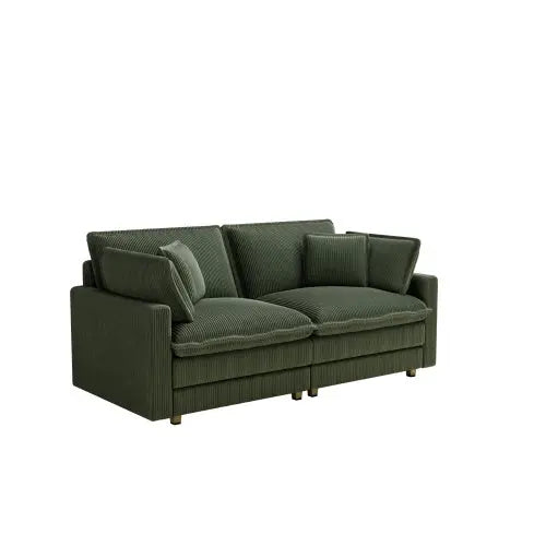 Deep Seat, 4 Pillow, Modern Sofa My Store