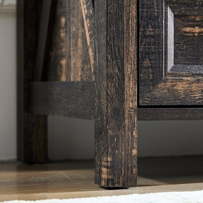Fiberboard Farmhouse 6-Drawer Bedroom Dresser Inkedjoy