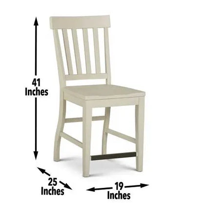 Cayla - Counter Chair White My Store