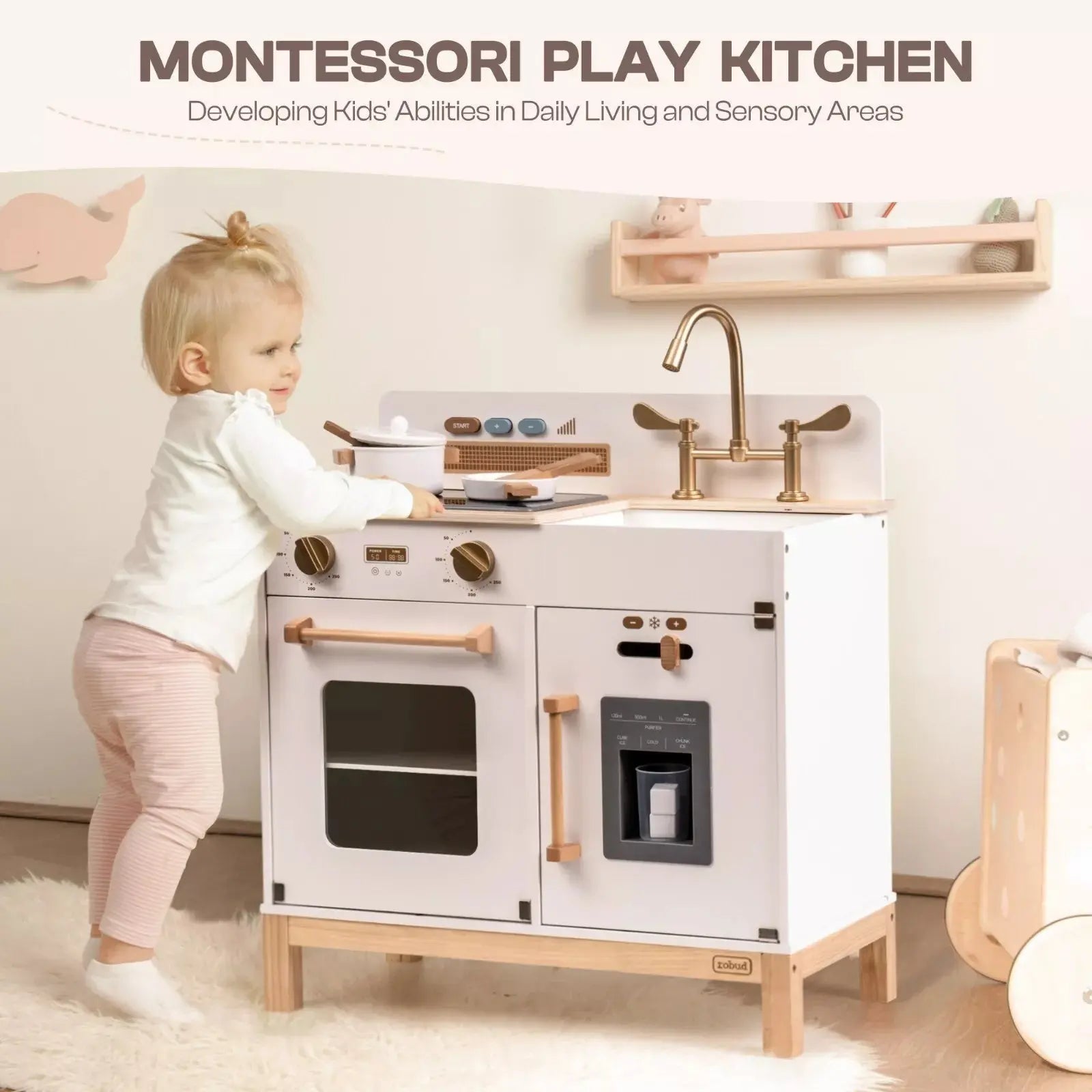 Pretend Play Kitchen Cooking Toy Set My Store