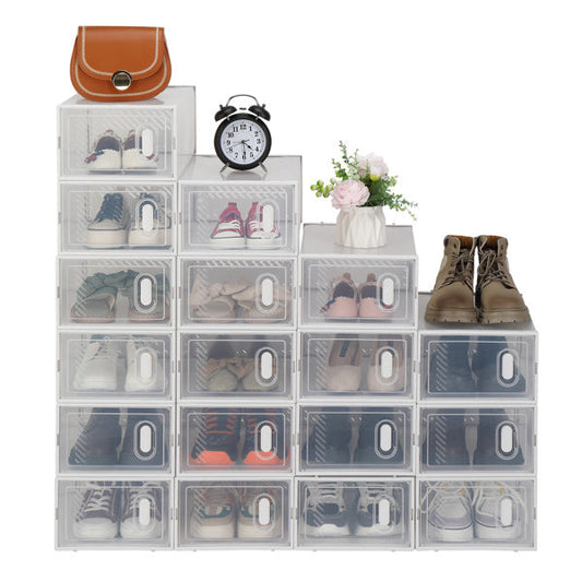 18pcs Plastic Mesh Shoe Box Inkedjoy