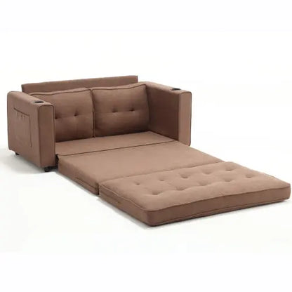3-in-1 Upholstered Futon Sofa Convertible Floor Sofa Bed My Store