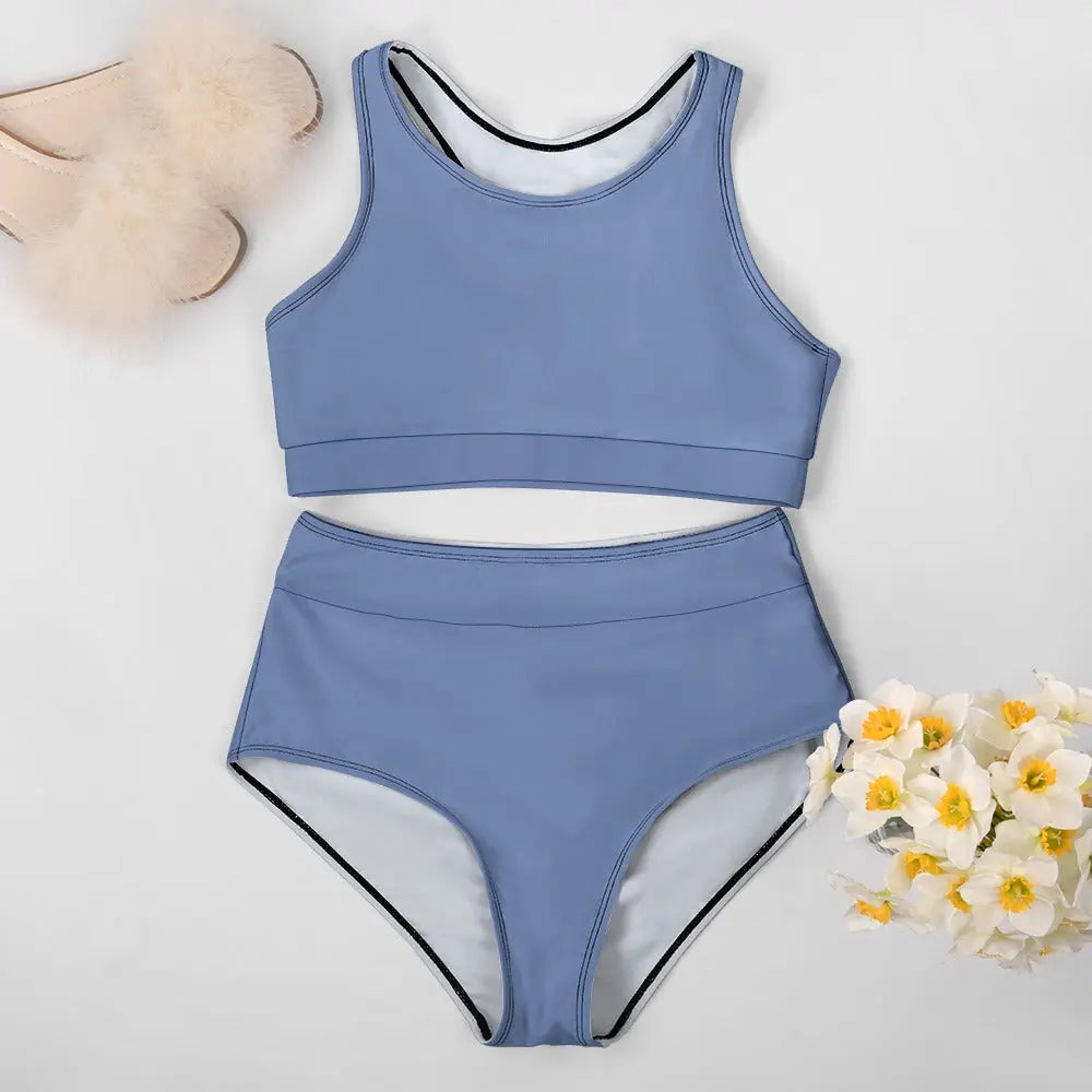 Ladies Two Piece Bikini Swimsuit Inkedjoy