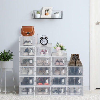 18pcs Plastic Mesh Shoe Box Inkedjoy
