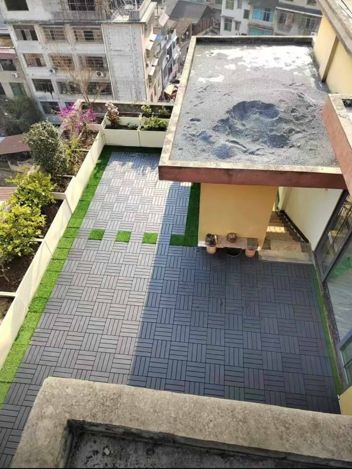 Waterproof, Wear-resistant, DIY Assembly, Garden, Courtyard, Balcony,plastic Flooring Inkedjoy