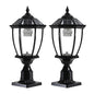 Solar Pillar Headlights With Dimmable LEDs - 2 Packs My Store