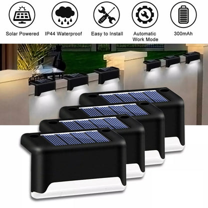 4 Solar LED Bright Deck Lights Ohberri