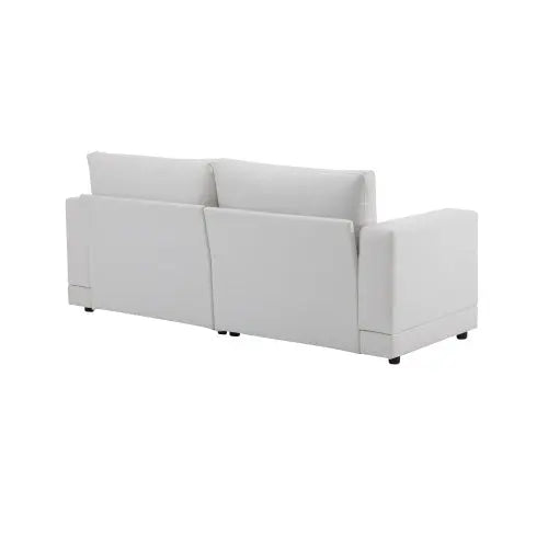 Modern Velvet Upholstery, Deep Cushions Couch My Store
