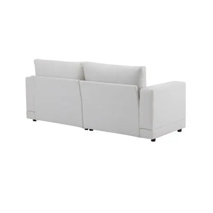 Modern Velvet Upholstery, Deep Cushions Couch My Store
