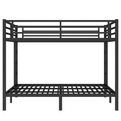 Metal King Over King Bunk Bed-Black My Store