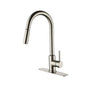 Stainless Steel Kitchen Sink Faucet With Pull-down Sprayer My Store