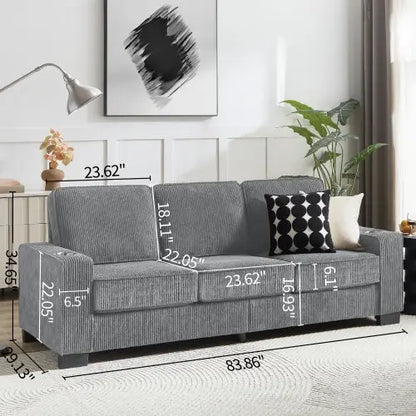 Fabric Modern Compressed Couch My Store
