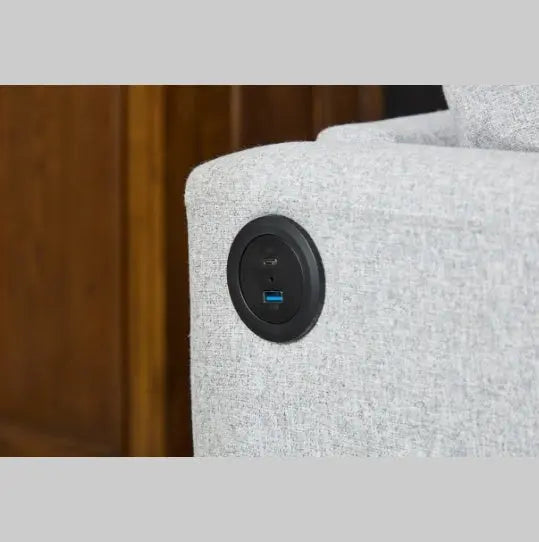 Fabric 3 Seater Couch With 2 USB My Store