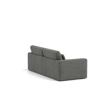 Modern 3 Seater Sofa, Upholstered Compressed Cushions My Store