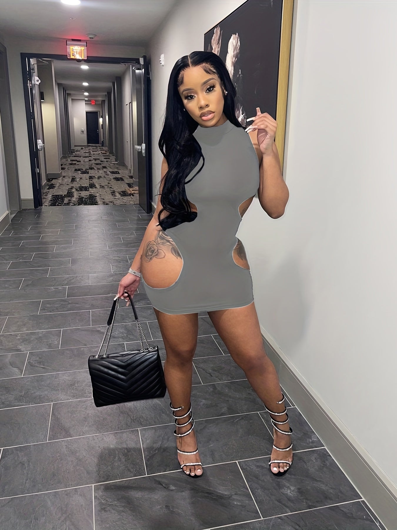 Bodycon Tank Dress - Spring Summer Fashion - Women's Clothing Ohberri