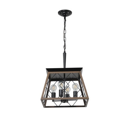 Farmhouse Chandelier 4 Lights Vintage Antique Chandelier Lamps Inkedjoy