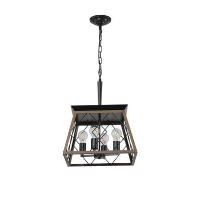 Farmhouse Chandelier 4 Lights Vintage Antique Chandelier Lamps Inkedjoy