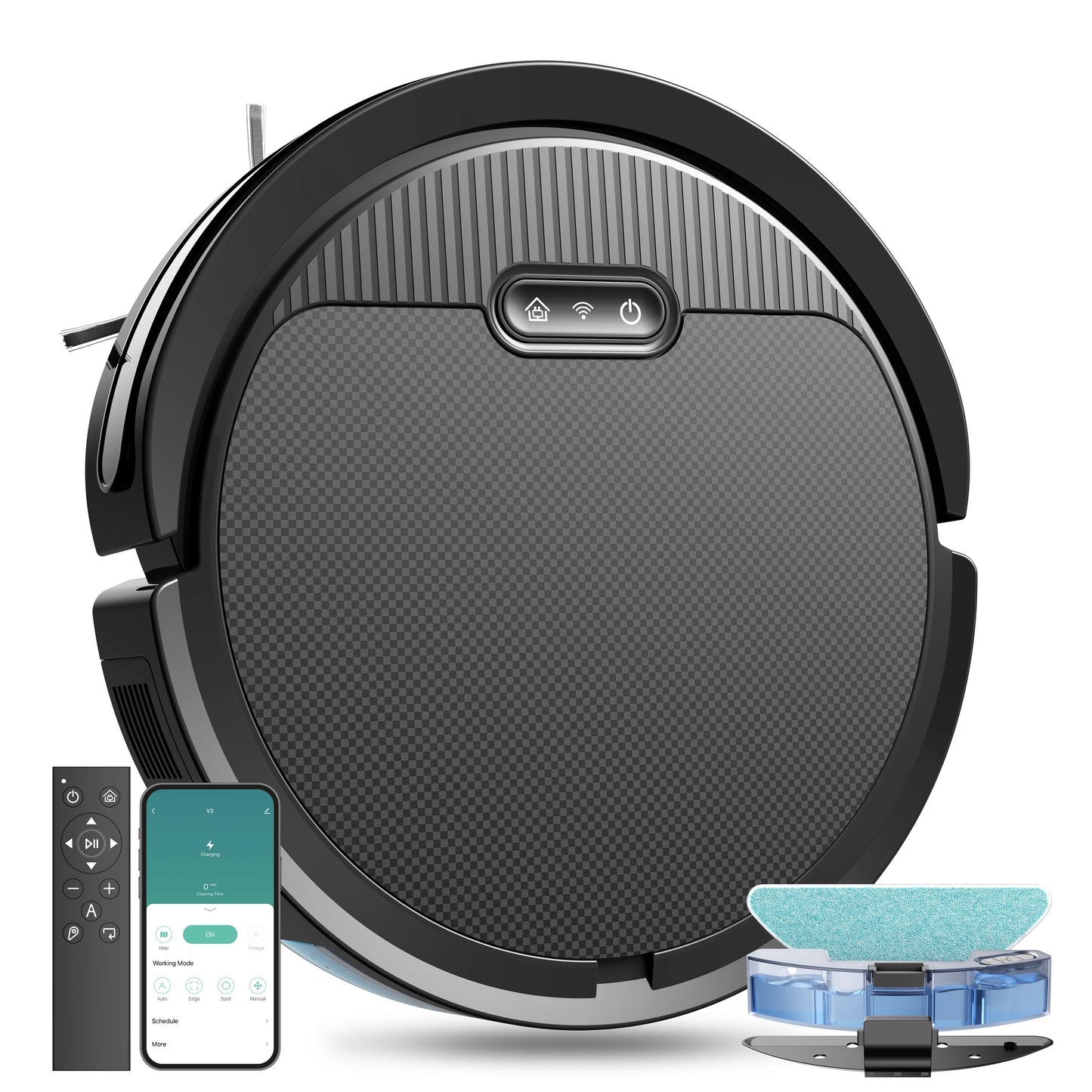 Robot Vacuum And Mop, 3 In 1 Combo Cleaner Inkedjoy