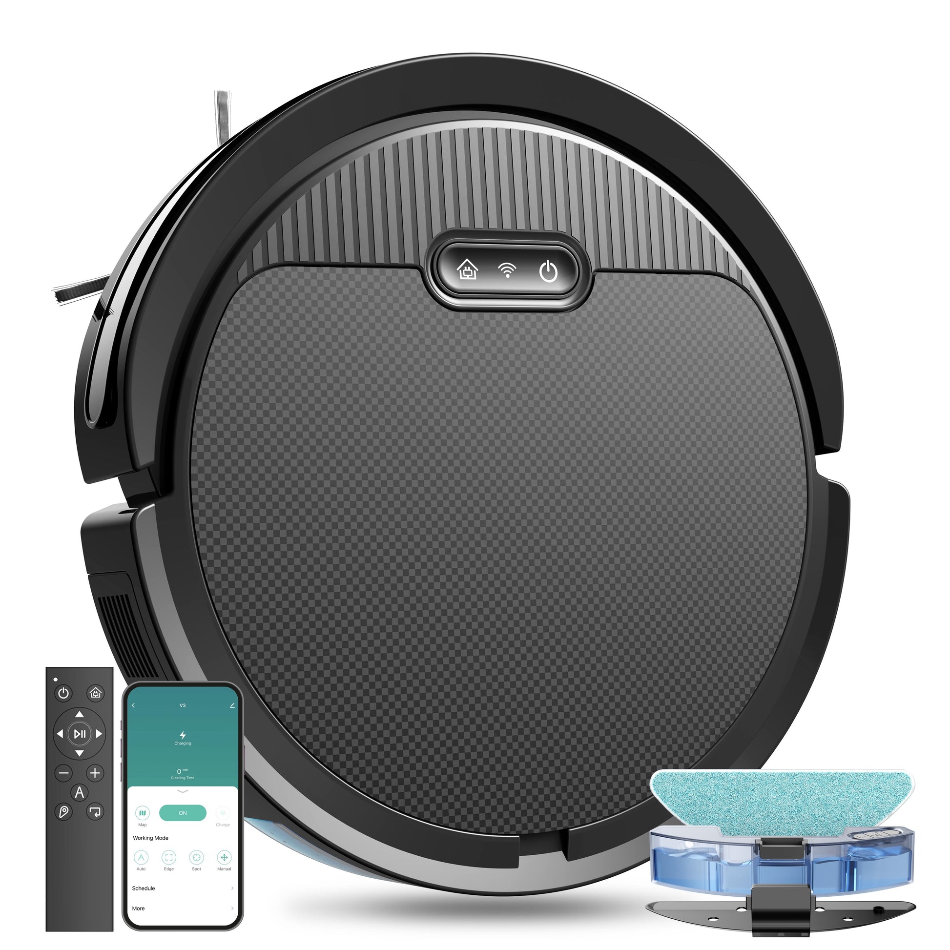 Robot Vacuum And Mop, 3 In 1 Combo Cleaner Inkedjoy