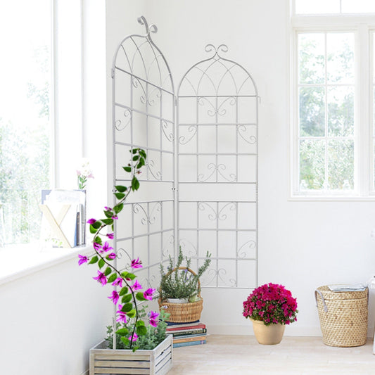 4 Pack Metal Garden Trellis 7  X19.7 Rustproof For Climbing Plants Support Inkedjoy