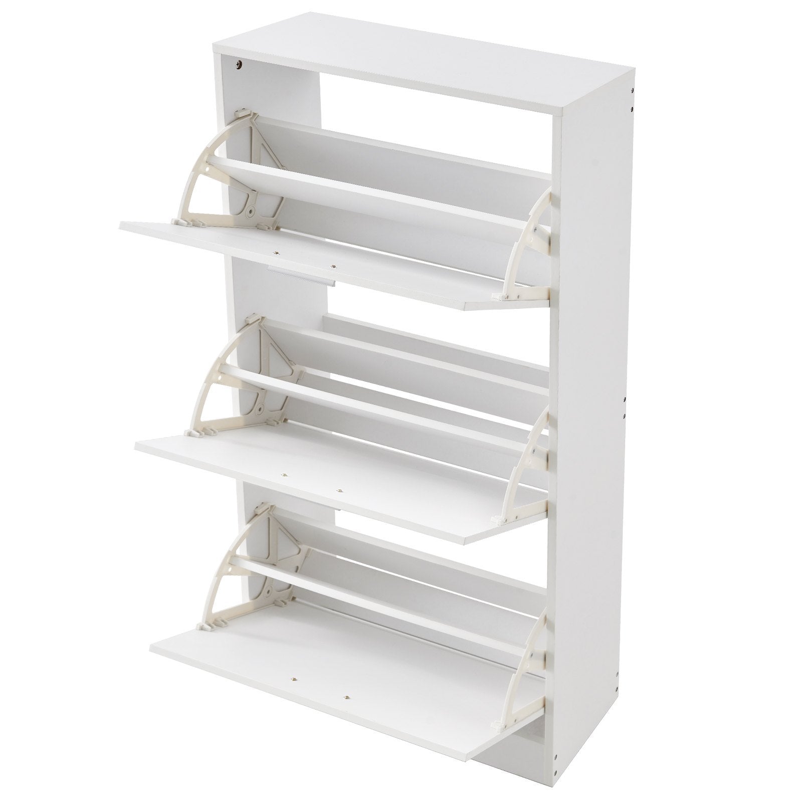 Shoe Cabinet With 3 Flip Drawers Inkedjoy