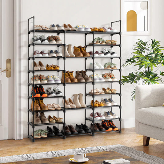 3 Rows And 9 Layers With Hooks Can Hold 50 Pairs Of Shoe Racks Inkedjoy