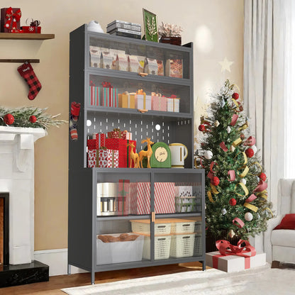 6 Level Flip Door Pantry Cabinet My Store