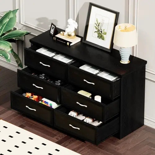 Chipboard 6 Drawer Dresser My Store