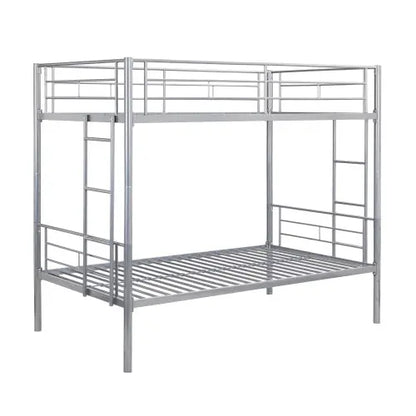 METAL BUNK BED SILVER My Store