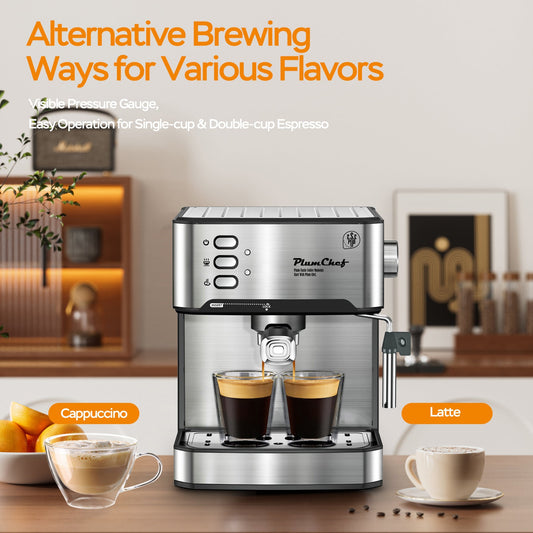20 Bar Professional Espresso Machine Inkedjoy