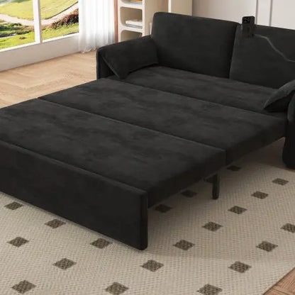 Large Folding Sofa Bed Velvet My Store