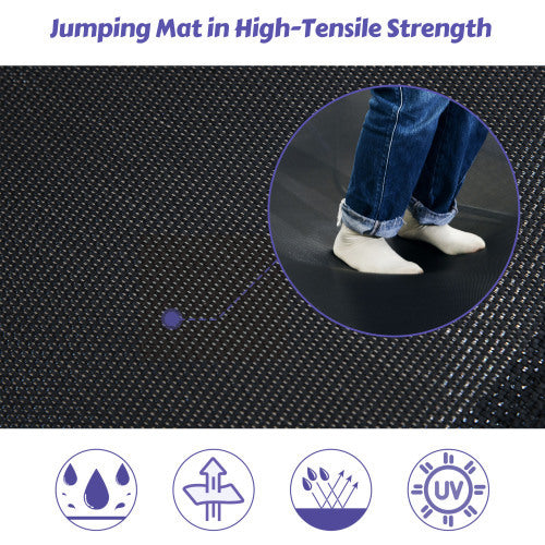 7FT Trampoline For Kids With Safety Enclosure Net, Slide And Ladder My Store